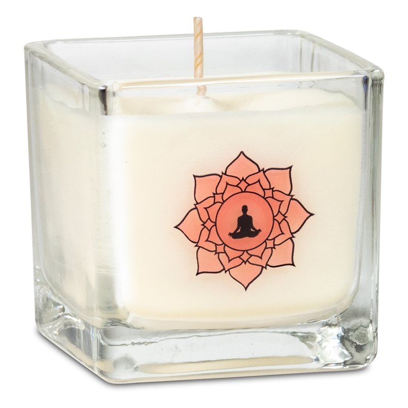 Bougie Parfumée Écologique - Cire de Colza - Méditation (6 x 6 x 6 cm)