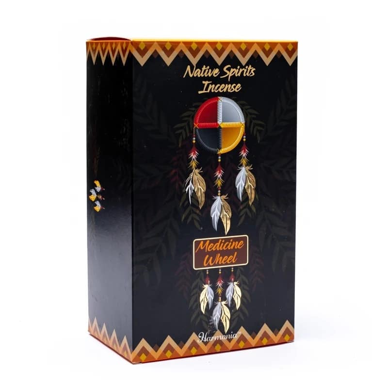 Encens Goloka Native Spirits - Roue Médecine (12 Paquets de 15 grammes)