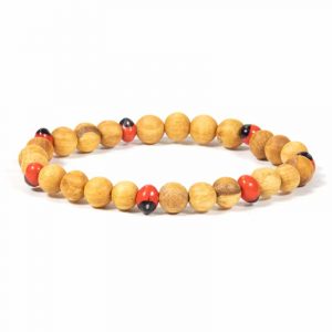 Palo Santo Armband met Huayruro Kralen