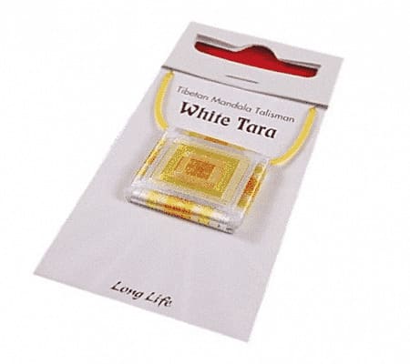 Talisman Mandala Tara Blanche « Longue Vie »