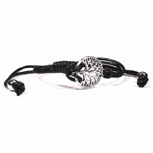 Bracelet Arbre de Vie - Noir