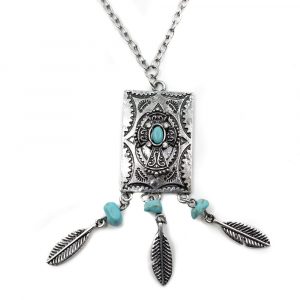 Collier Bohème avec une Amulette