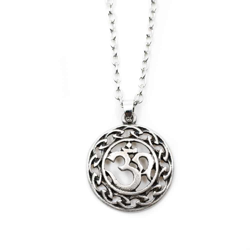 Pendentif OHM Tibétain Argenté