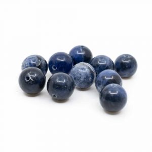 Perles Pierre Précieuse Nouvelle Sodalite en vrac - 10 pièces (10 mm)