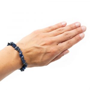 Bracelet en Pierre Précieuse Sodalite | Petits Galets Concassés