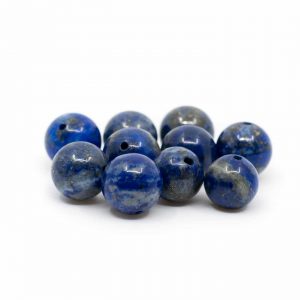 Perles Pierre Précieuse Lapis Lazuli en Vrac - 10 pièces (10 mm)