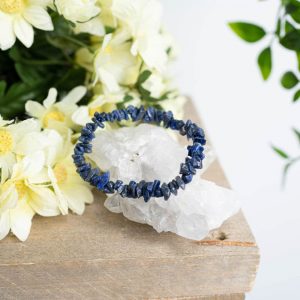 Bracelet en Pierre Précieuse Sodalite | Petits Galets Concassés