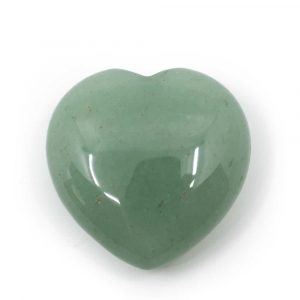 Pierre Précieuse Aventurine Verte - Coeur (30 mm)