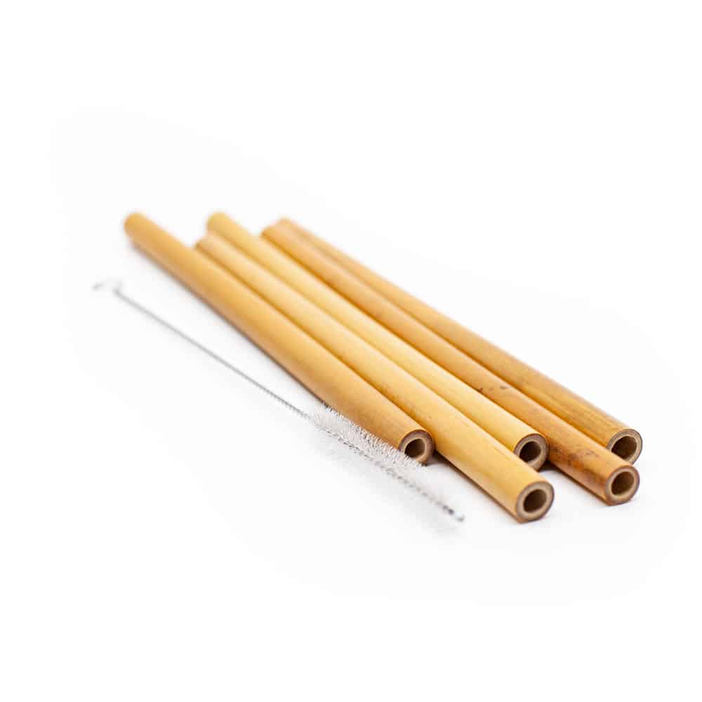 Pailles Durables en Bambou (lot de 5)