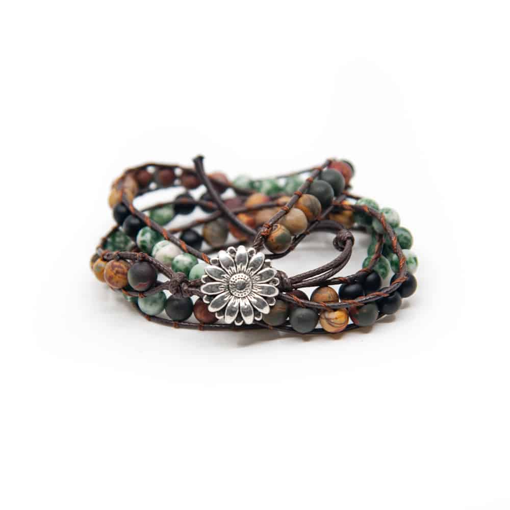 Bracelet Pierre Précieuse Agate Bohème