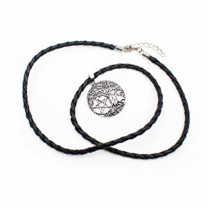 Pendentif Viking Pentagramme et Arbre de Vie