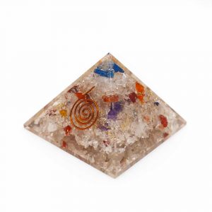 Pyramide Chakra et Orgonite (70 mm)