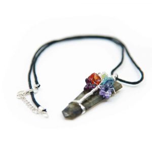 Pendentif Arbre de Vie Labradorite Chakras