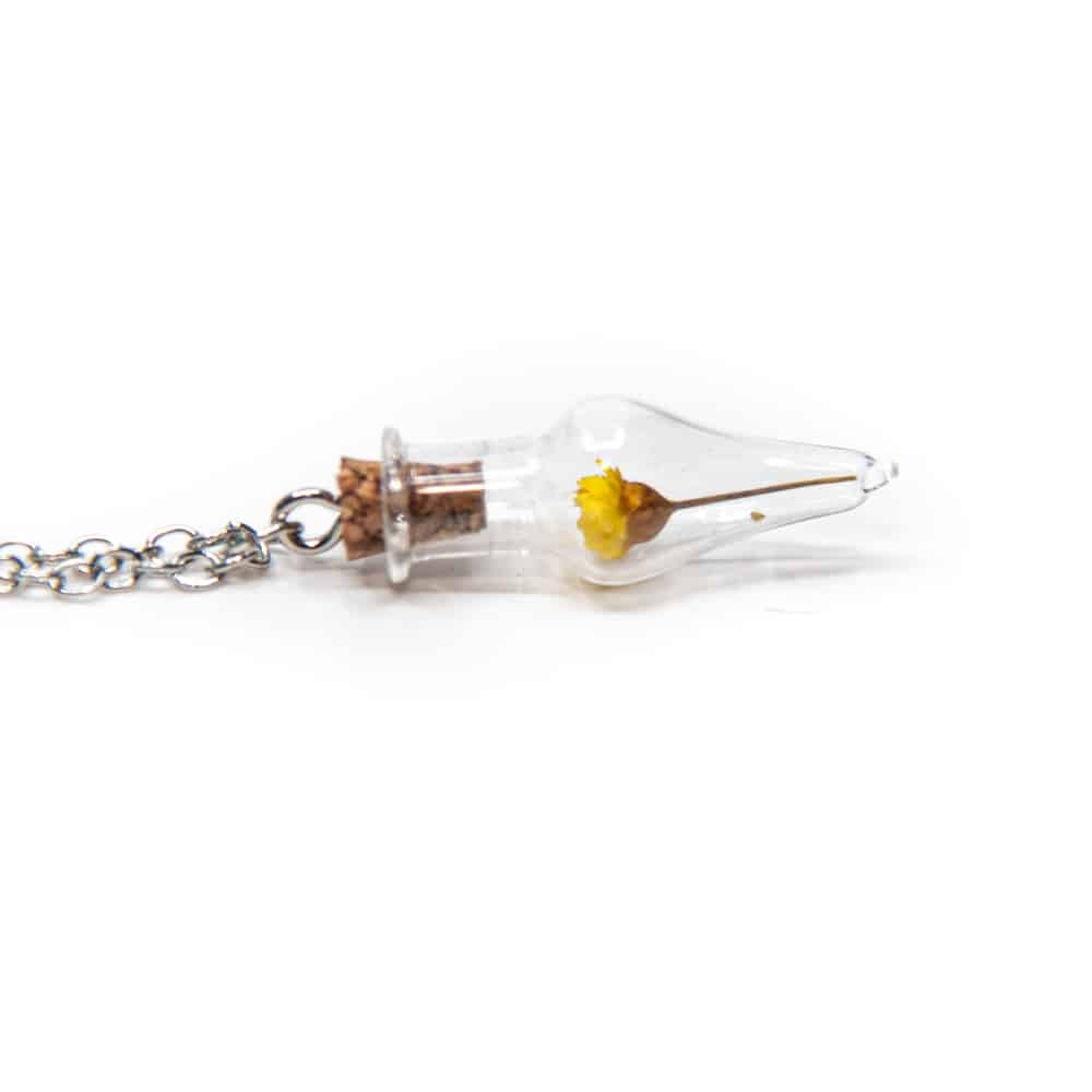Collier Mini Lotus Jaune