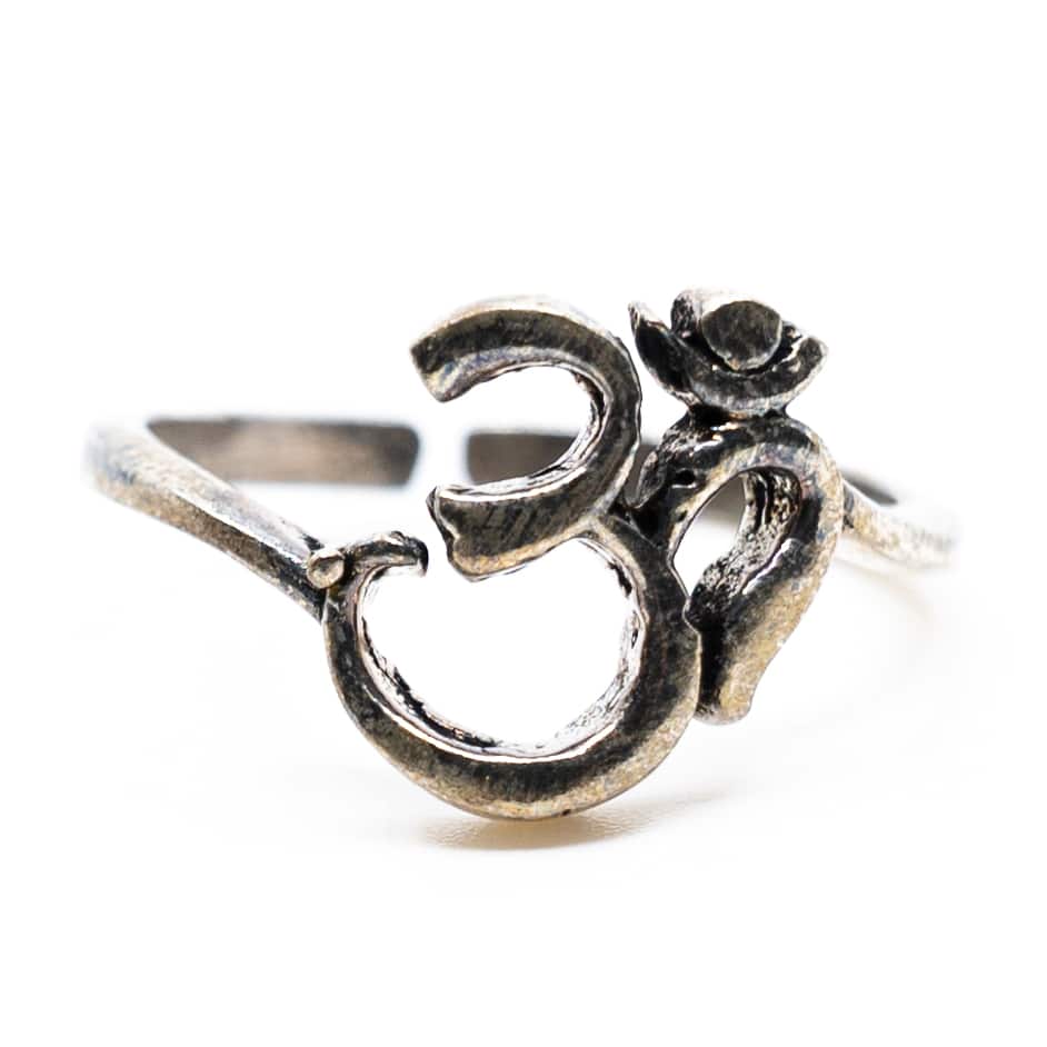 Bague Authentique OHM Laiton et Argent - Réglable