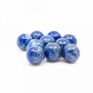 Perles Pierre Précieuse Lapis Lazuli en vrac - 10 pièces (12 mm)