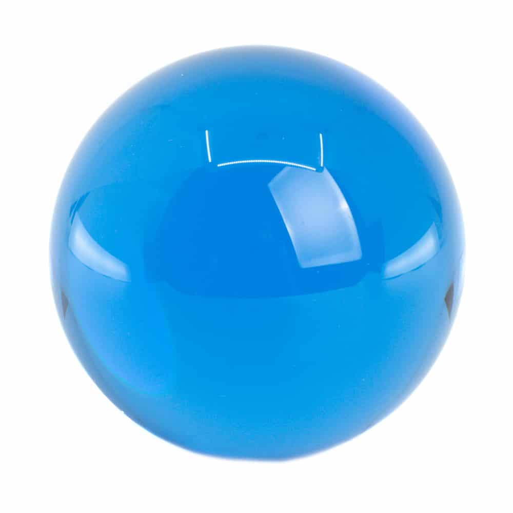 Boule de Cristal Feng Shui 5e Chakra - Chakra de la Gorge (50 mm)