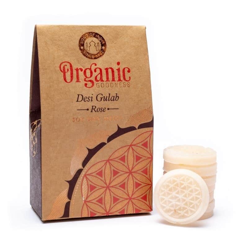 Organic Goodness Desi Gulab Roos Wax Melts / Smeltkaarsjes (40 gram)