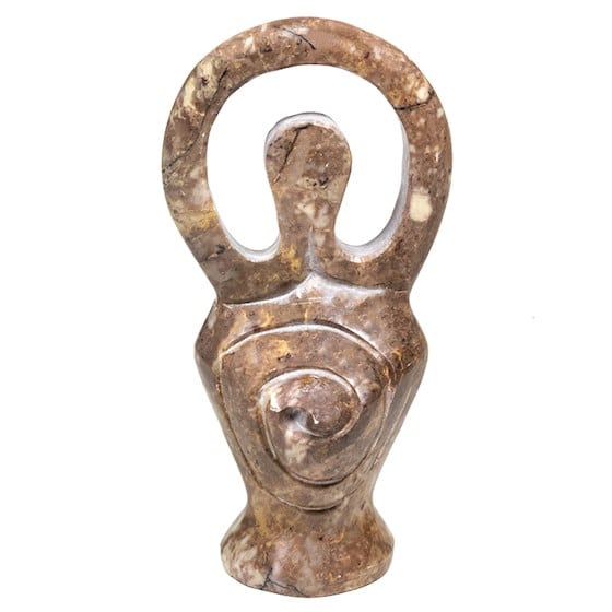 Statue Déesse - Pierre Stéatite (10 cm)