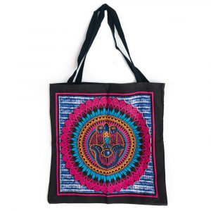 Sac Fourre-Tout en Coton - Main Hamsa (45 cm)