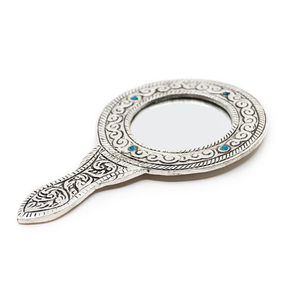 Miroir à Main Traditionnel Rond (15 cm)