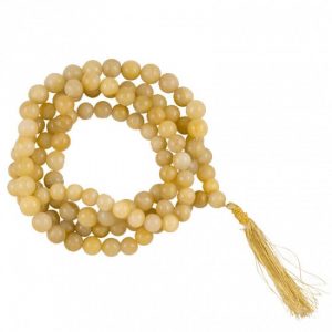 Mala Quartz Doré - 108 Perles