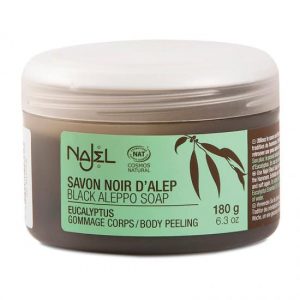 Savon d'Alep Noir Exfoliant à l'Eucalyptus