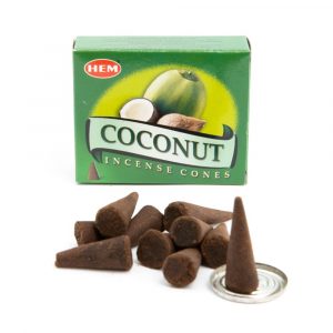 Cônes d'Encens - HEM - Noix de Coco (1 paquet)