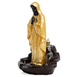 Brûleur d'Encens à Refoulement Sainte Marie (18,5 cm) - Cônes Inclus