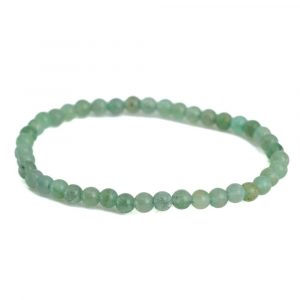 Bracelet Pierre Précieuse Aventurine Verte (4 mm)