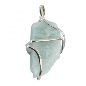 Pendentif Amazonite Brute - Spirale