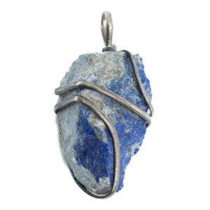 Pendentif Lapis Lazuli Brute - Spirale