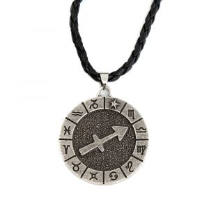 Pendentif Signe Astrologique Sagittaire en Métal (40 mm)