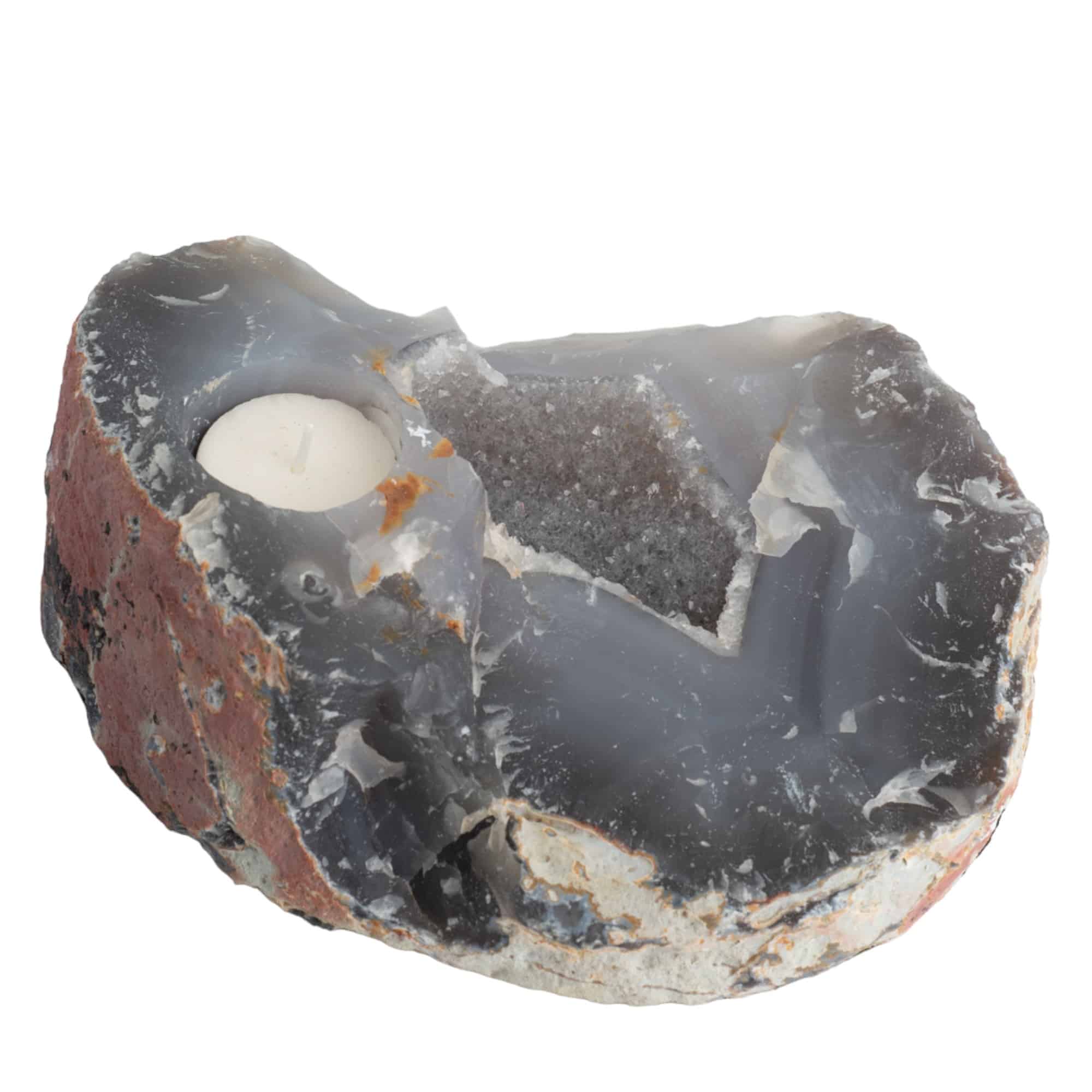 Porte-Bougie Agate Brute ( > 1,8 kg)