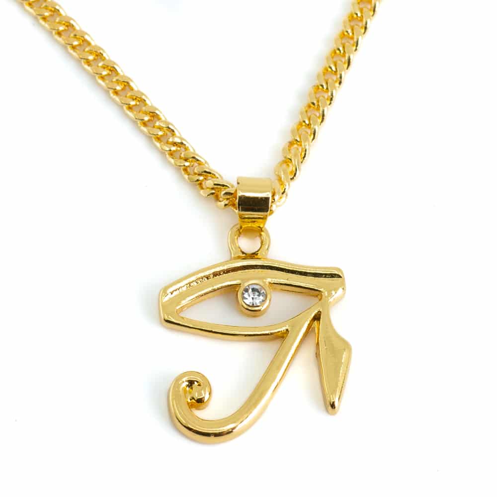 Pendentif Oeil d'Horus - Doré (20 mm)