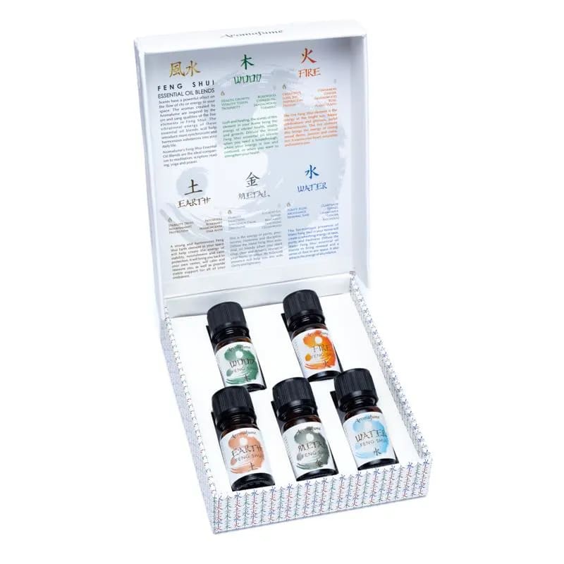 Set de 5 Huiles Essentielles Aromafume Feng Shui Mélange (5 x 10 ml)