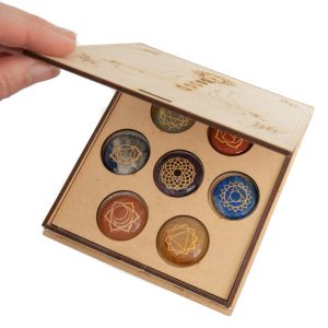 Coffret de 7 Pierres Précieuses Chakras