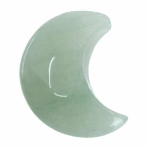 Pierre Précieuse Aventurine Verte - Lune (3 cm)