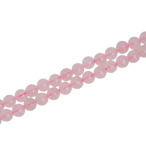 Perles de la Pierre Précieuse Quartz Rose (6 mm)