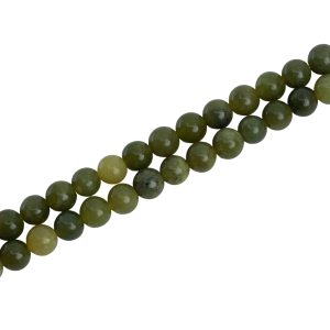 Perles de la Pierre Précieuse Jade Vert (4 mm)