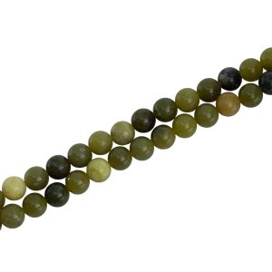 Perles de la Pierre Précieuse Jade Vert (8 mm)