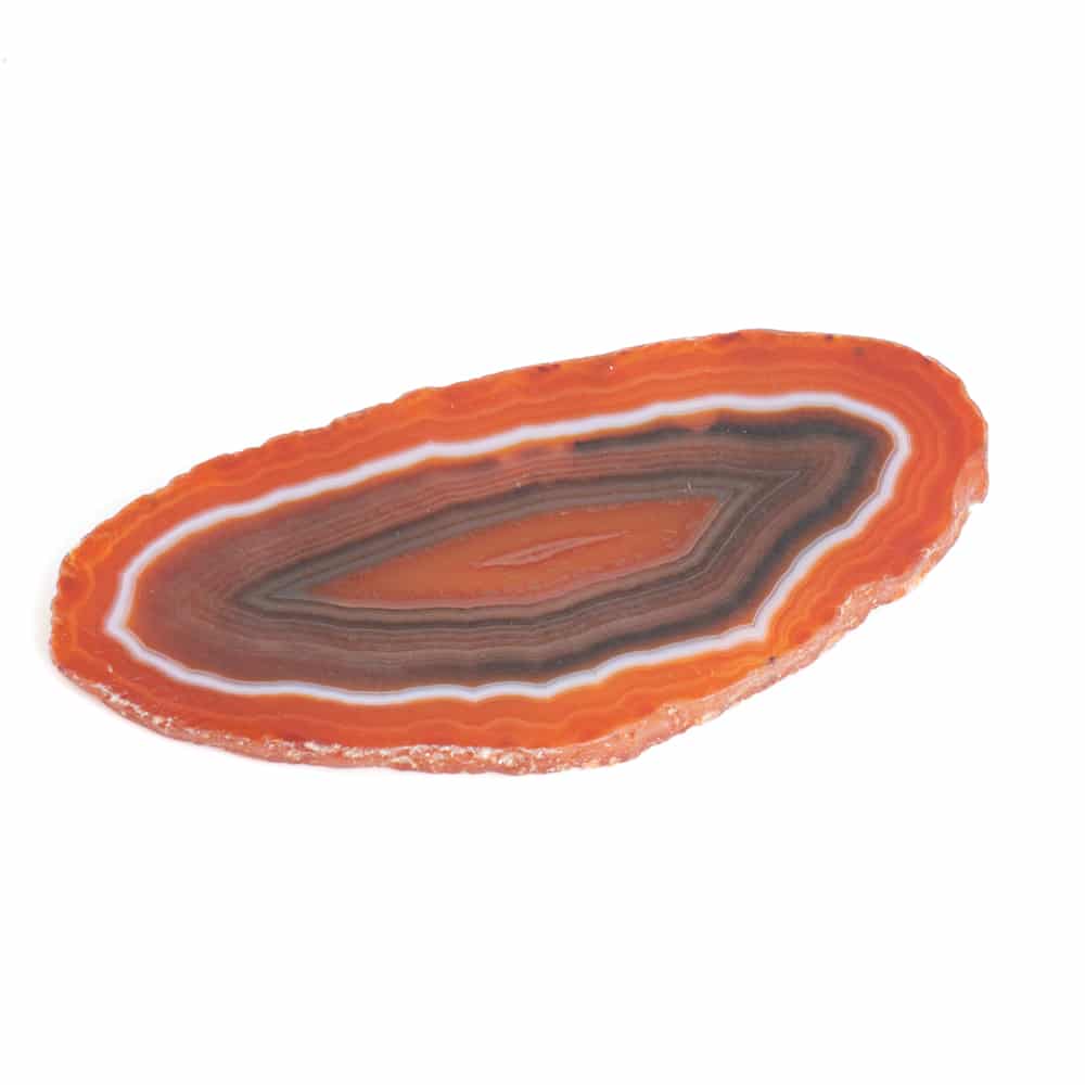 Disque Agate Rouge - Taille Moyenne (6 - 8 cm)