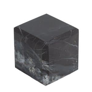 Cube Shungite et Quartz Bruts et non Polis (3 cm)