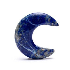 Lune Pierre Précieuse Lapis Lazuli - 4 cm