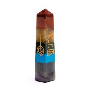 Obélisque Chakras Reiki (7,5 - 10 cm)