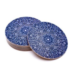 Lot de 6 Sous-Verres Mandala - MDF