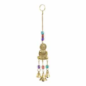 Pendentif Mini Bouddha couleur cuivre en laiton jaune et Sawahasa