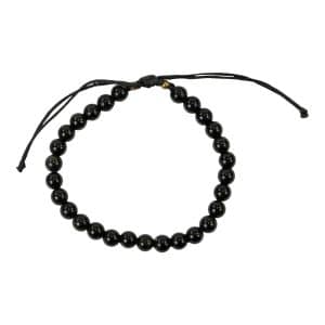 Bracelet en pierres précieuses d'onyx noir de Sawahasa