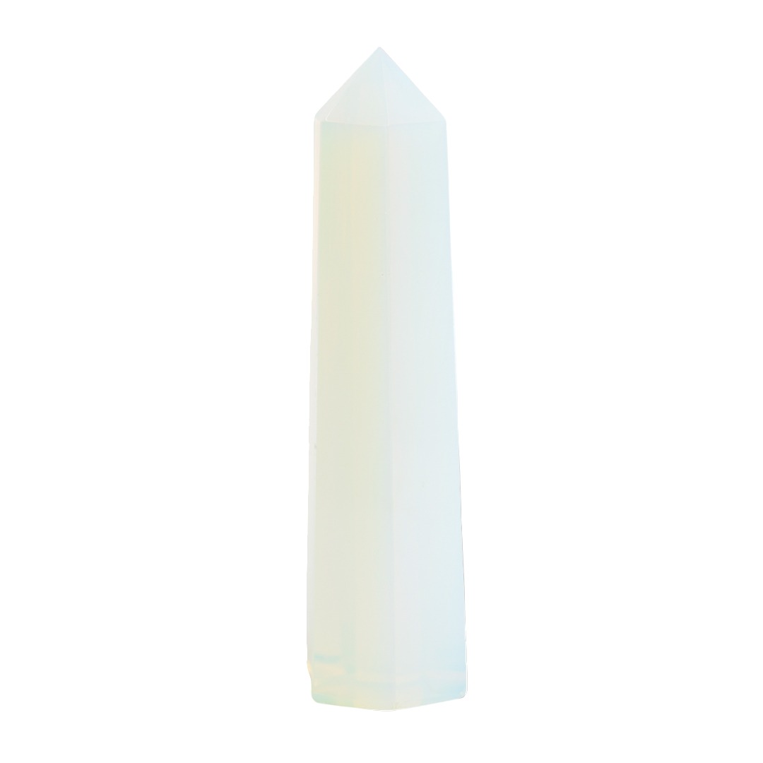 Obélisque en pierre précieuse - Opalite (10 - 15 cm)