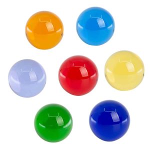 Ensemble de boules de cristal des 7 chakras